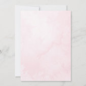 Avontuur wacht! Roze Hete Luchtballon Baby shower Kaart (Achterkant)