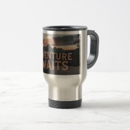 Avontuur wacht - Rugged Mountain Yeti Tumbler Reisbeker