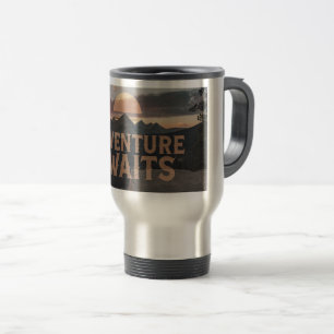 Avontuur wacht - Rugged Mountain Yeti Tumbler Reisbeker