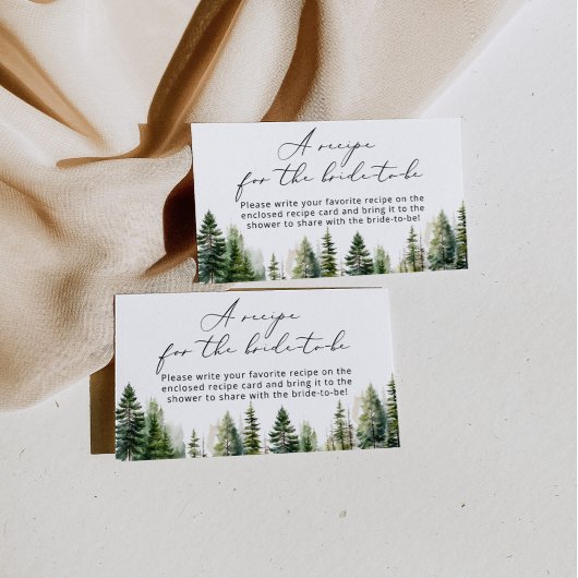 Avontuur wacht rustiek Recept voor de bruid te zij Informatiekaartje