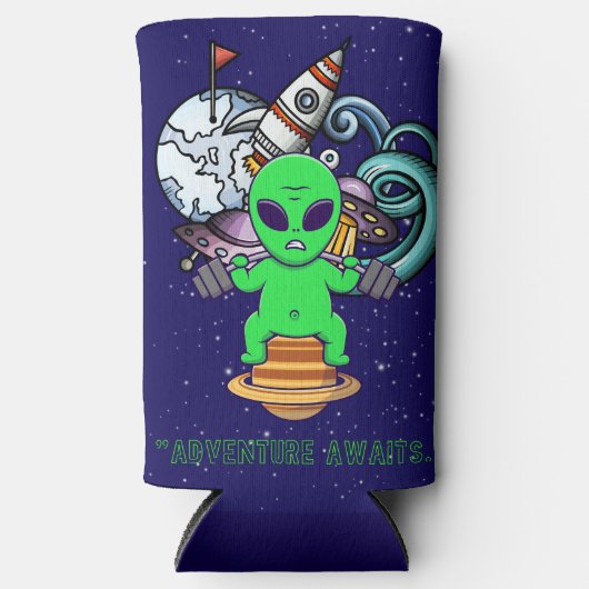 avontuur wacht seltzer blikjeskoeler (Voorkant)