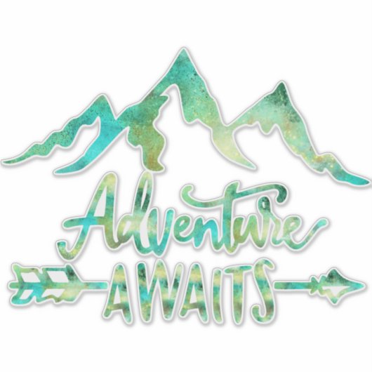AVONTUUR WACHT STICKER (Voorkant)