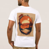 "Avontuur wacht" T-shirt (Achterkant)