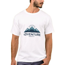 Avontuur Wacht T-Shirt | Berg Wandelen Tee