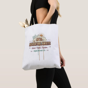 Avontuur wacht tote bag