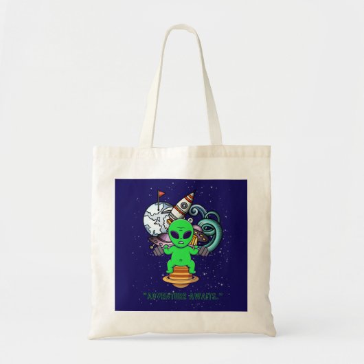 avontuur wacht tote bag (Voorkant)