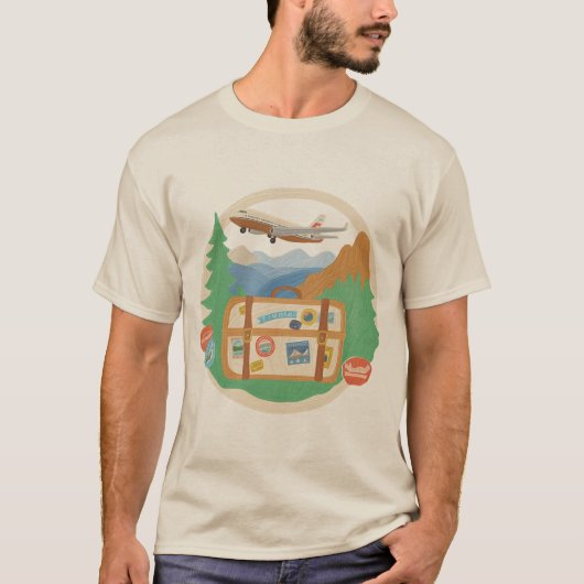 Avontuur wacht - Travel & Explore T-shirt (Voorkant)