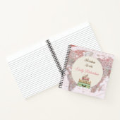 Avontuur wacht Wereld Reis Kaart Roze Ivoorrozen Notitieboek (Binnen)