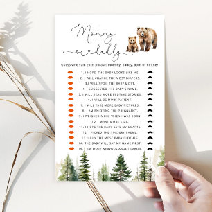 Avontuur wacht wie zei het mama of papa spel