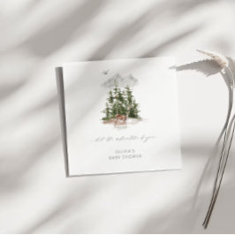 Avontuur Wacht Wild Bos Beste Baby Shower Servet