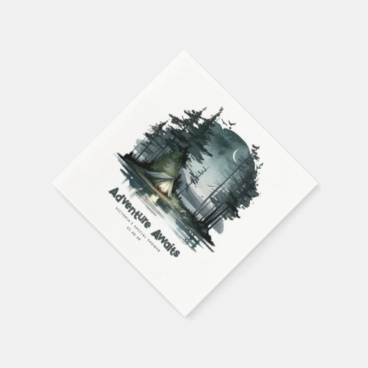 Avontuur wacht Wilde Natuur Thema Servetten (Hoek)