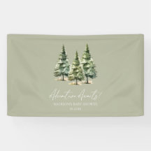 Avontuur Wacht! Winter Keverbomen Baby Shower