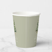 Avontuur wacht! winterpijnbomen-Baby shower Papieren Bekers (Rechts)