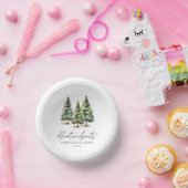 Avontuur wacht! winterpijnbomen-Baby shower Papieren Kommen (Feest)