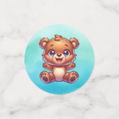 Avontuur wacht | Woodland Creatures Baby shower Confetti (Kleine voorkant)