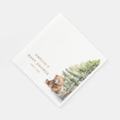 Avontuur wacht Woodland Teddy Bear Servet (Hoek)