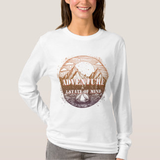 Avontuur Wandelen, Avontuur is een gemoedstoestand T-shirt