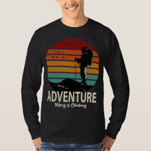 AVONTUUR WANDELEN EN KLIMMEN NATUUR T-SHIRT