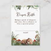 Avontuur Woodland Mushroom Fern Baby Jongen Douche Informatiekaartje (Voorkant)