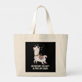 Avontuur zeg je? Alpaca My Bags Grote Tote Bag (Achterkant)