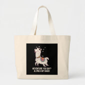 Avontuur zeg je? Alpaca My Bags Grote Tote Bag (Voorkant)