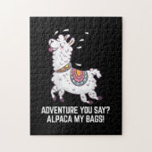 Avontuur zeg je? Alpaca My Bags Legpuzzel (Verticaal)