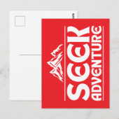 AVONTUUR ZOEKEN BRIEFKAART (Voorkant / Achterkant)