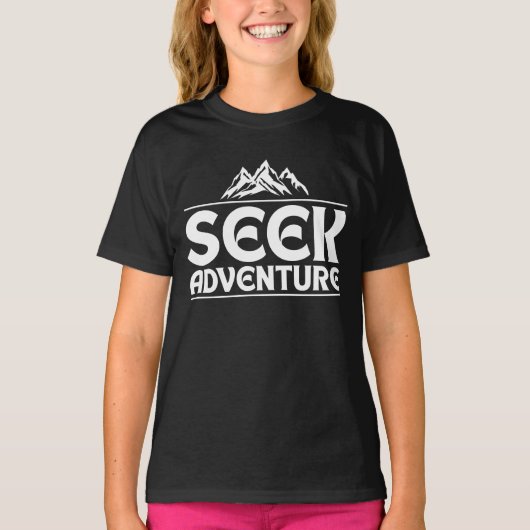 AVONTUUR ZOEKEN T-SHIRT (Voorkant)