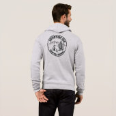 Avontuurdag Camping Hoodie - Grappige Outdoor (Achterkant volledig)