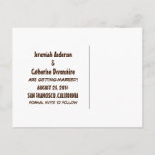 avontuurhuwelijk sparen het Briefkaart van de Dat (Achterkant)