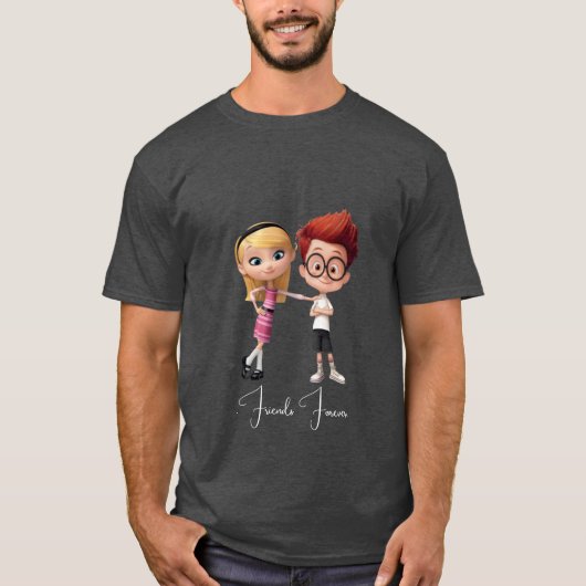 Avontuurlijk Duo Cartoon T-Shirt – Leuk & grillig (Voorkant)