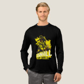 avontuurlijk fietsen Tri-Blend shirt (Voorkant)