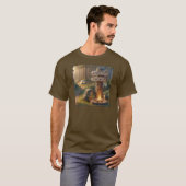 Avontuurlijk kamperen – Neem eigen marshmallows me T-shirt (Voorkant volledig)