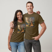 Avontuurlijk kamperen – Neem eigen marshmallows me T-shirt (Unisex)