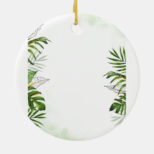 Avontuurlijk Leuke Kleine Schildpad met Rugzak, Ce Keramisch Ornament (Achterkant)