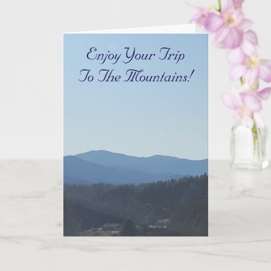 Avontuurlijk, reis naar de bergen, Kaart (Orchidee)