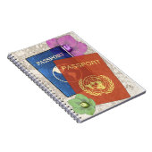 Avontuurlijk reispaspoort notitieboek (Rechterzijde)