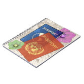 Avontuurlijk reispaspoort notitieboek (Linkerzijde)