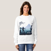 Avontuurlijk wandelen, avontuur in elke stap trui (Voorkant volledig)