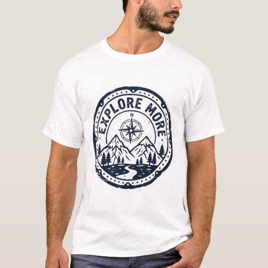 Avontuurlijk Wandelshirt T-shirt (Voorkant)