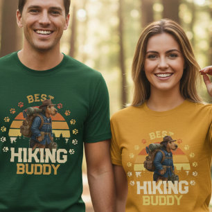 Avontuurlijke Airedale Wandelaar Wilderness Verken T-shirt