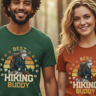 Avontuurlijke Alaskaanse Malamute Wandelaar Wilder T-shirt