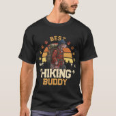 Avontuurlijke Amerikaanse Naakthond Wandelaar  T-shirt (Voorkant)