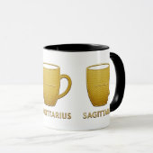 Avontuurlijke Boogschutter Zodiac Tasse Mok (Voorkant rechts)