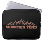 Avontuurlijke buiten-berg vibe laptop sleeve (Voorkant)