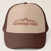 Avontuurlijke buiten-berg vibes trucker pet (Voorkant)
