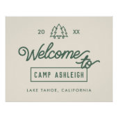 Avontuurlijke Camp Bachelorette Party Perfect Poster (Voorkant)