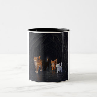 Avontuurlijke Cat Cave Coffee Mok