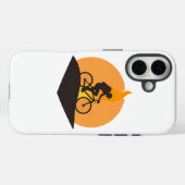 Avontuurlijke fietser: Sunrise Journey Silhouette Case-Mate iPhone Case (Achterkant (horizontaal))