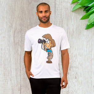 Avontuurlijke Fotograaf Jongen met Camera T-shirt